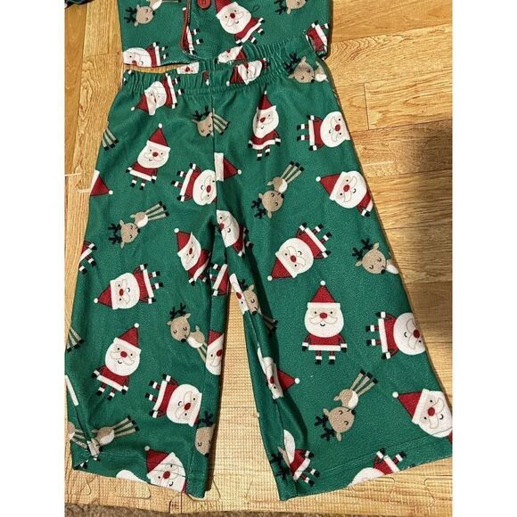 Just One You Christmas Santa Pajama Set 2 piece Baby 18m - Picture 3 of 7